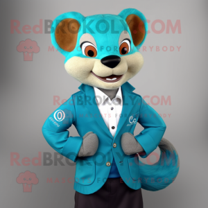 Cyan Mongoose mascotte...