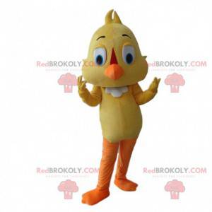 Yellow bird mascot, big chick, canary costume - Redbrokoly.com