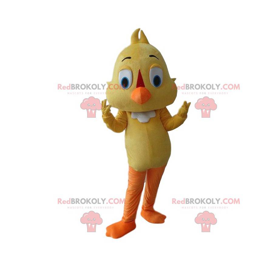 Yellow bird mascot, big chick, canary costume - Redbrokoly.com