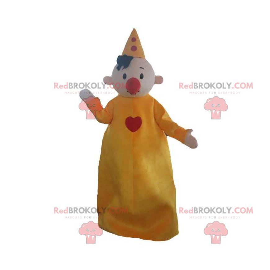 Clownmaskot, cirkuskaraktär, cirkusdräkt - Redbrokoly.com