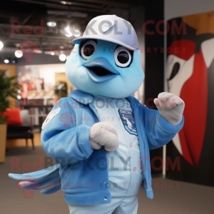 Sky Blue Dove mascotte...