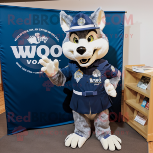 Navy Say Wolf mascotte...