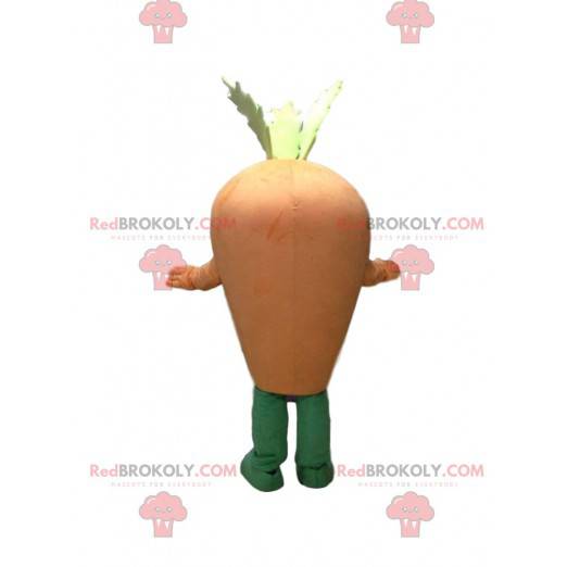 Mascote gigante de cenoura, fantasia gigante de vegetal -