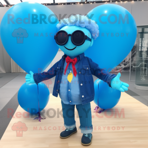 Niebieskie balony w...