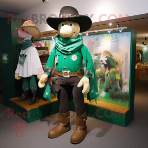 Forest Green Cowboy maskot...