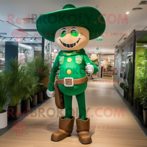 Forest Green Cowboy maskot...