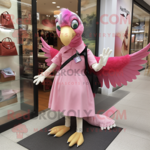 Roze Archaeopteryx mascotte...