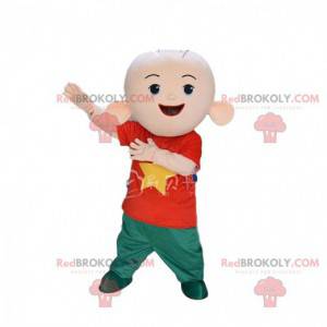 Mascotte da ragazzo, costume da bambino molto divertente -