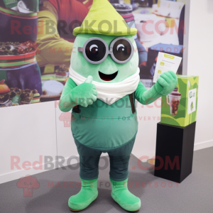 Green Ice Cream mascotte...