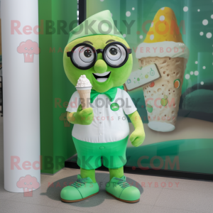 Green Ice Cream mascotte...