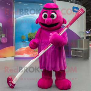 Magenta Ice Hockey Stick...