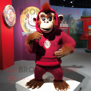 Maroon Monkey mascotte...