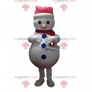 Maskot sněhuláka, zimní kostým - Redbrokoly.com