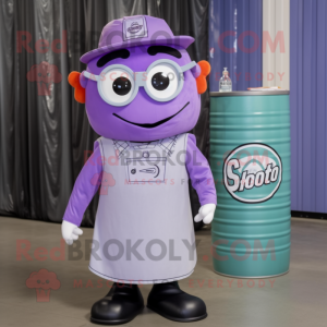 Lavendel Soda Can maskot...