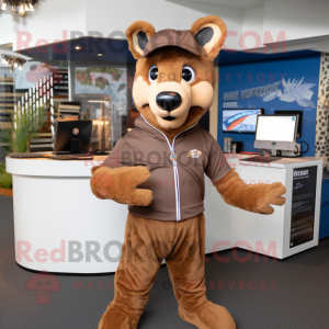 Brown Dingo mascotte...