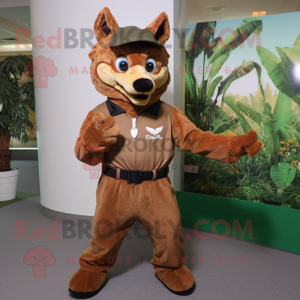 Brown Dingo mascotte...