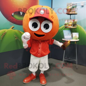 Rust Tomato maskot kostume...