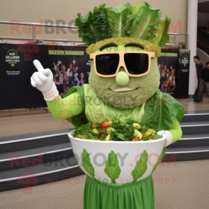 Green Caesar Salad mascotte...