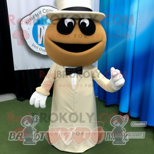 Tan bruidstaart mascotte...
