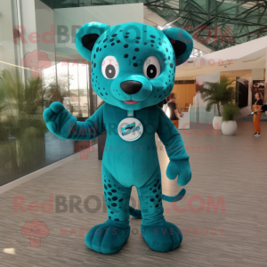 Teal Jaguar mascotte...