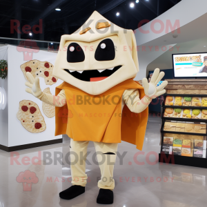 Cream Nachos maskot kostume...