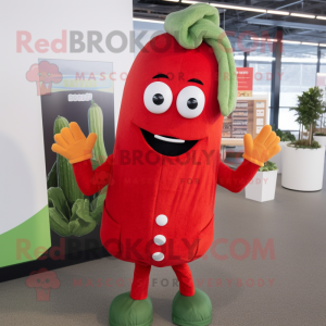 Red Selderij mascotte...