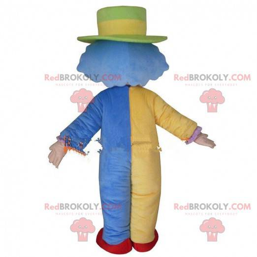 Colorful clown mascot, circus costume, acrobat - Redbrokoly.com