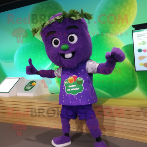  Grape mascotte kostuum...