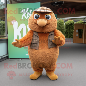 Rust Kiwi maskot kostume...