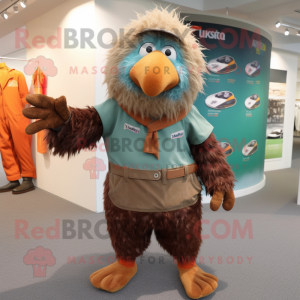 Rust Kiwi mascotte kostuum...