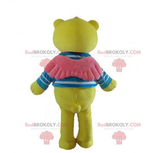 Teddybeer kostuum met vleugels, teddybeer mascotte -