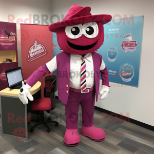 Magenta Pizza mascotte...