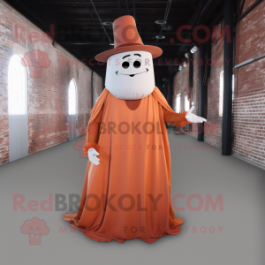 Rust Ghost maskot kostume...