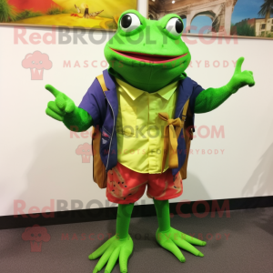  Frog maskot kostym...