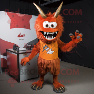 Rust Devil maskot kostume...