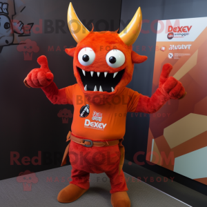 Rust Devil mascotte kostuum...