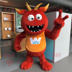 Rust Devil maskot drakt...