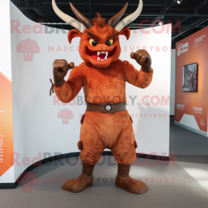 Rust Devil mascotte kostuum...