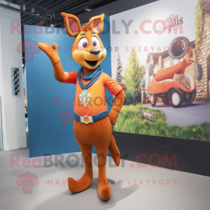 Rust Deer maskot kostume...