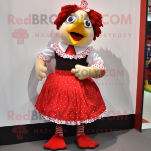  Hens mascotte kostuum...