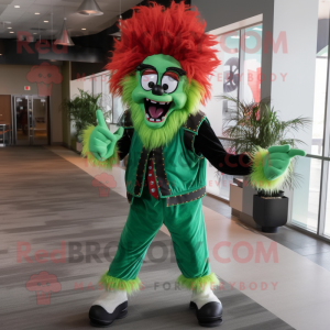 Forest Green Evil Clown w...