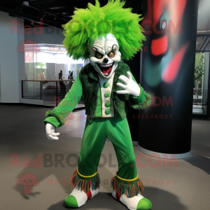 Forest Green Evil Clown...