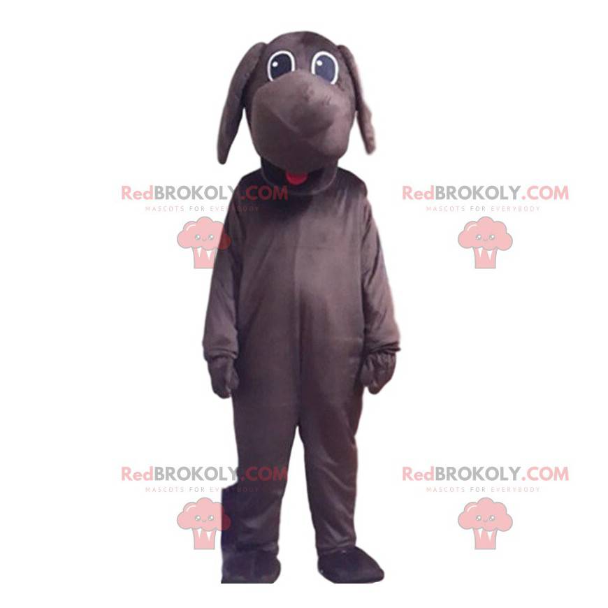 Plně přizpůsobitelný maskot hnědého psa - Redbrokoly.com