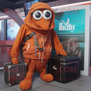 Rust Squid mascotte kostuum...