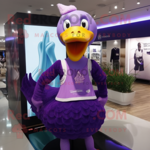 Purple Swan mascotte...