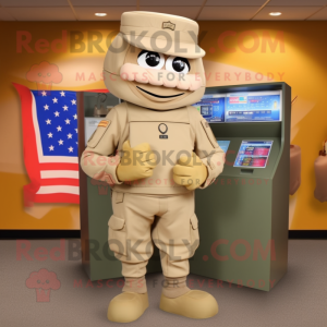 Beige American Soldier...