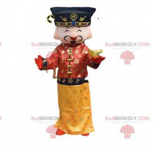 Emperor maskot, asiatisk mannskostyme - Redbrokoly.com