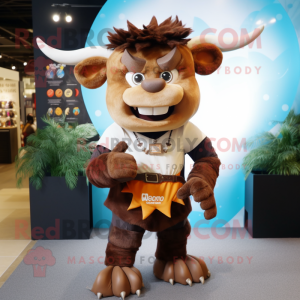  Minotaur maskot kostyme...