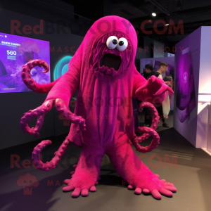 Magenta Kraken mascotte...