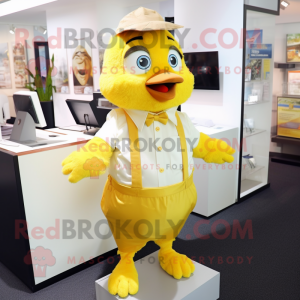 Gold Canary maskot...